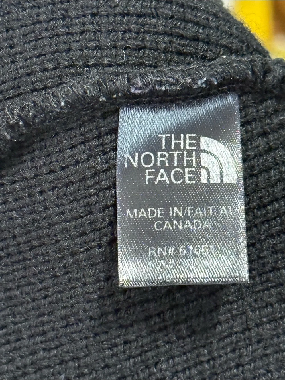 The North Face Black Knit Logo Beanie